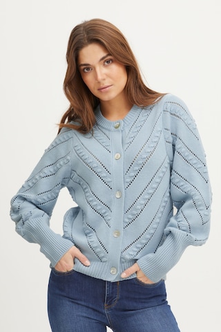 PULZ Jeans Knit Cardigan 'Amy' in Blue