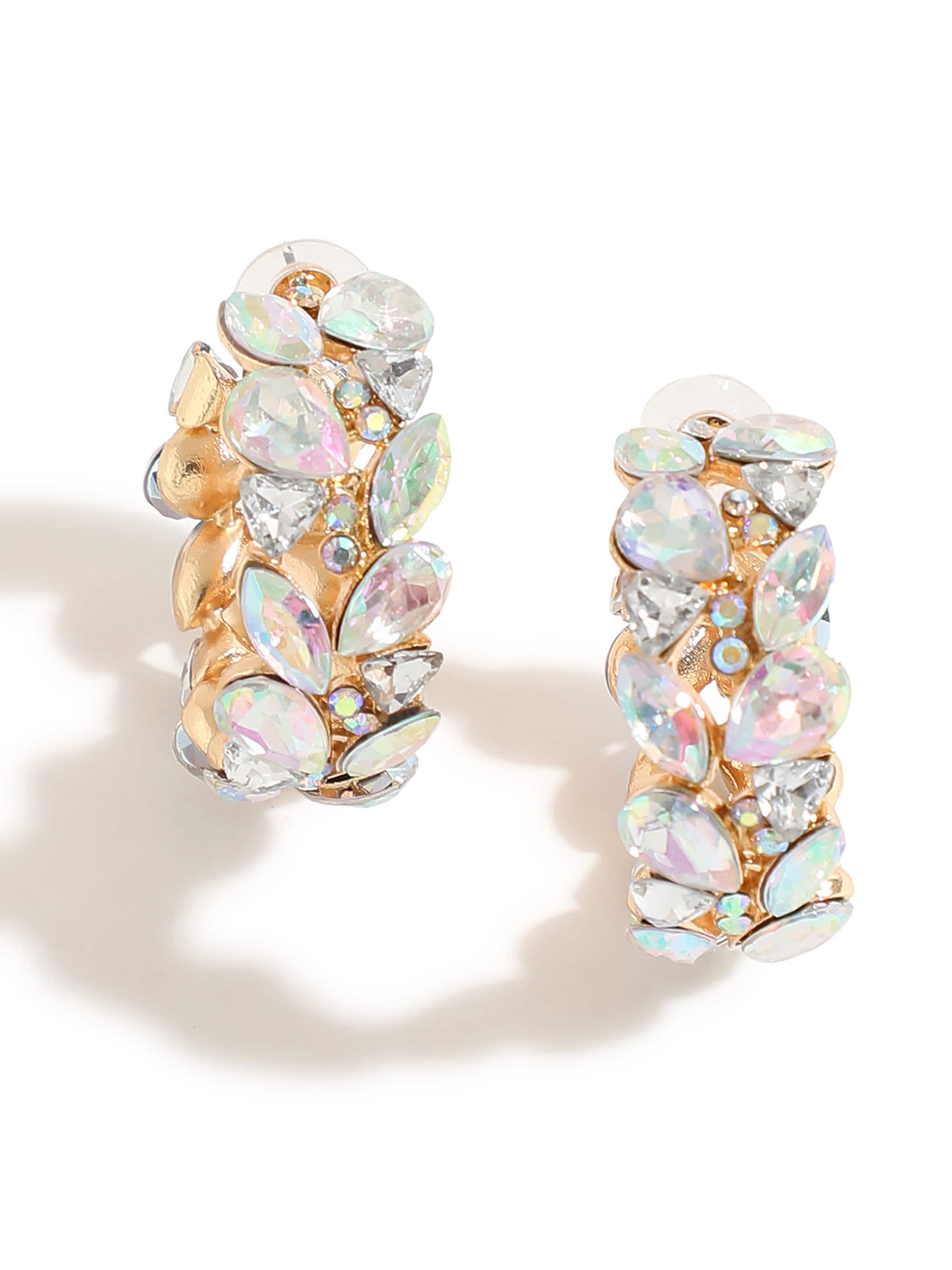 SOHI Kolczyki 'Norti' w kolorze złoty: przód