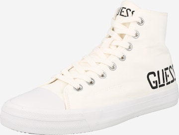 GUESS Sneakers high 'EDERLE' i hvit: forside