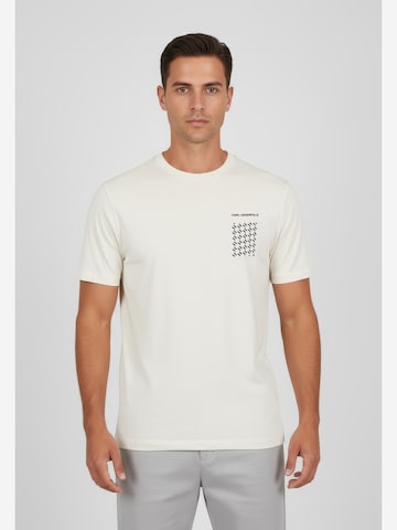 Karl Lagerfeld Shirt in Beige: front