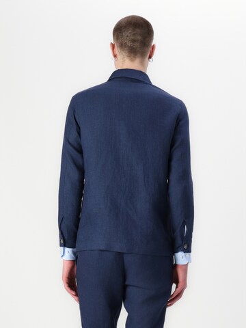 BOSS Φθινοπωρινό και ανοιξιάτικο μπουφάν 'CARPER' σε μπλε: πίσω