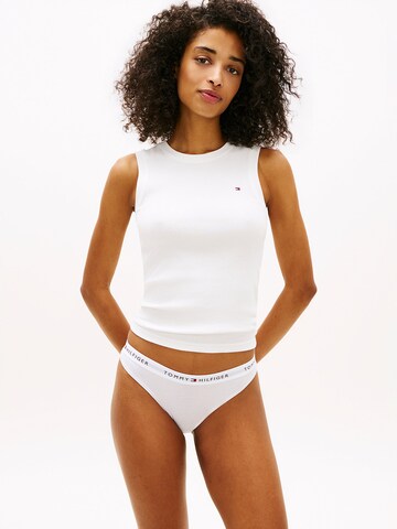 Tanga 'Essential' de la Tommy Hilfiger Underwear pe gri: față