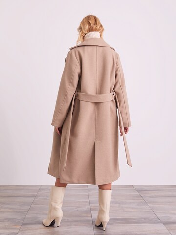 ABOUT YOU x Iconic by Tatiana Kucharova Between-seasons coat 'Livia' in Beige