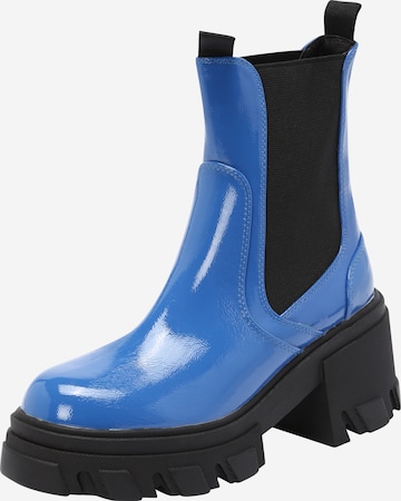 Nasty Gal Chelsea Boots in Blue