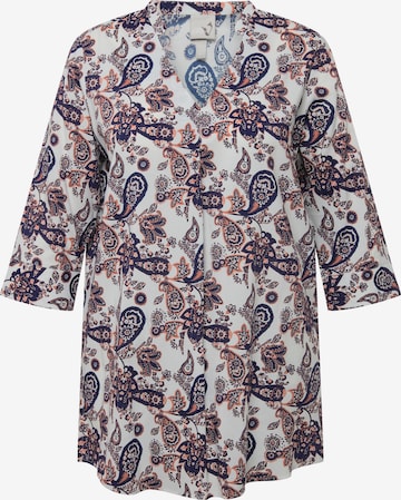 Ulla Popken Blouse in Gemengde kleuren: voorkant