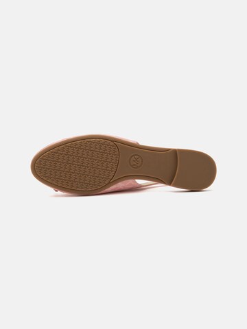 MICHAEL Michael Kors Baleríny s řemínky 'PIPER' – pink