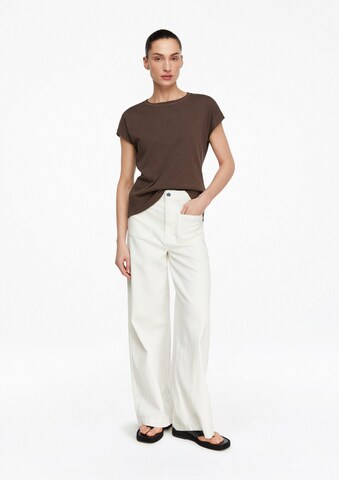 T-shirt COMMA en marron