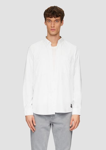 Coupe regular Chemise s.Oliver en blanc : devant