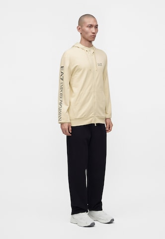 EA7 Emporio Armani Кофта на молнии в Бежевый