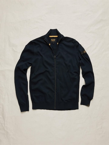 Pullover 'Cardigan in 100% cotton with zipper closure' di PME Legend in blu