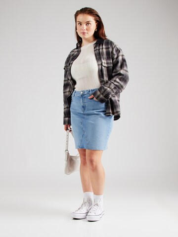 ONLY Carmakoma Rok in Blauw