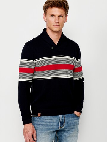 Pull-over KOROSHI en bleu