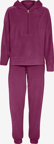 Oxmo Sweatsuit in Purple: front