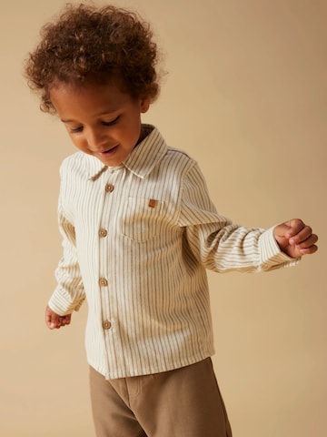 Lil'Atelier - Ajuste confortable Camisa en blanco: frente