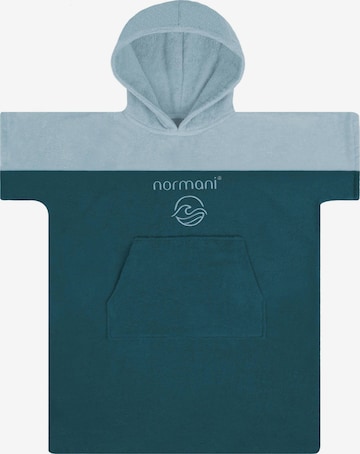 normani Bathrobe 'Puwai' in Blue: front