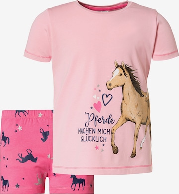 myToys COLLECTION Schlafanzug in Pink: predná strana