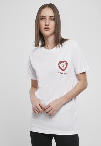 Merchcode Shirt 'Like You' in White: front