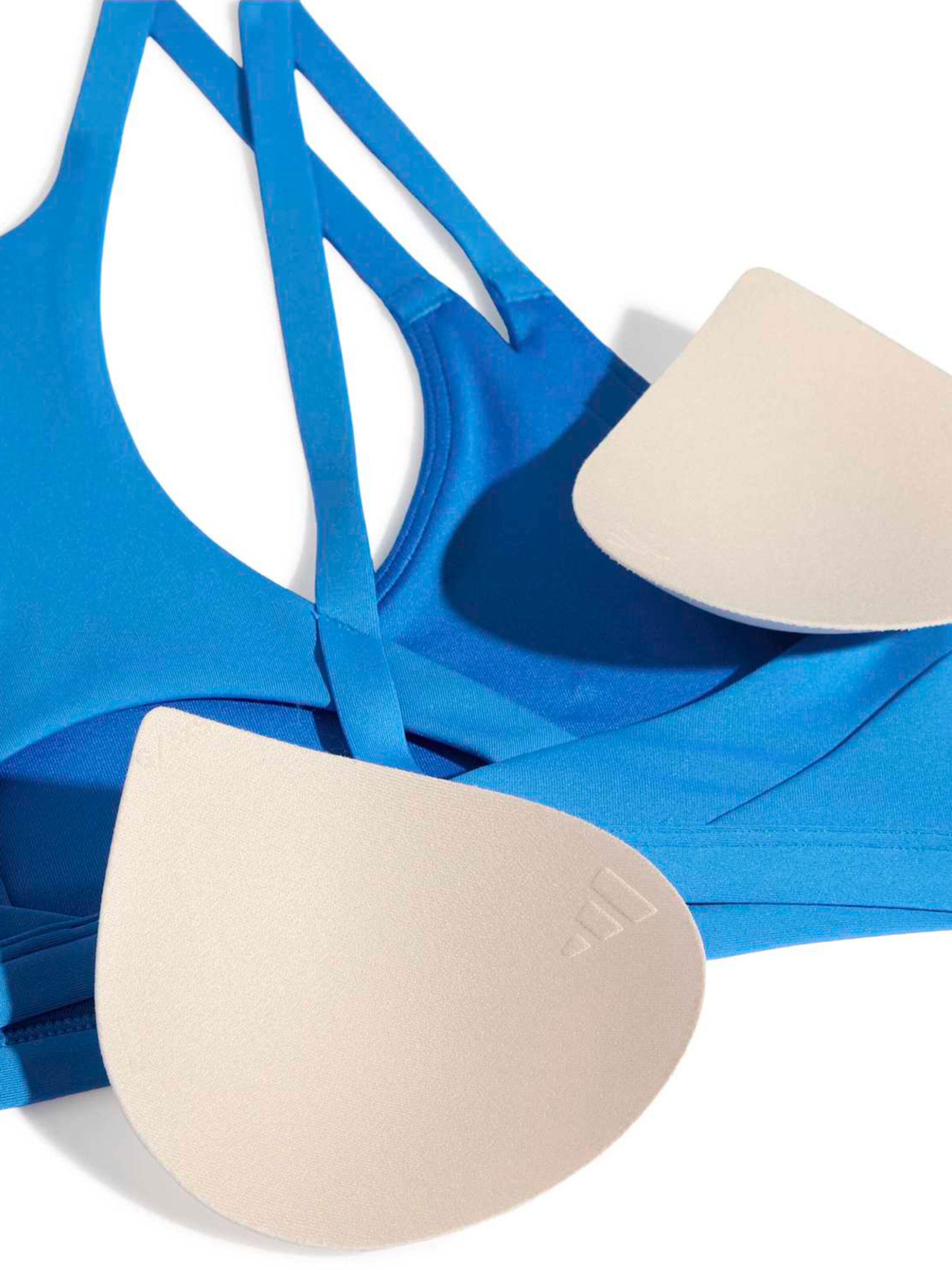 ADIDAS PERFORMANCE Bygelfri Sportbehå 'OPT' i blå