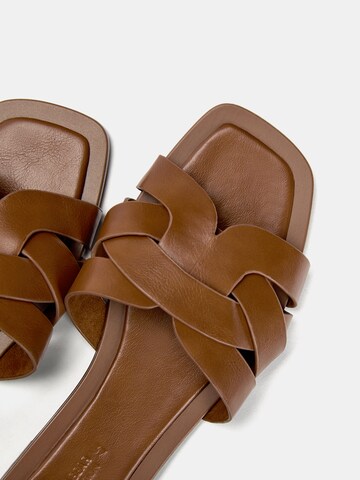 Pull&Bear Pantoletter i brun