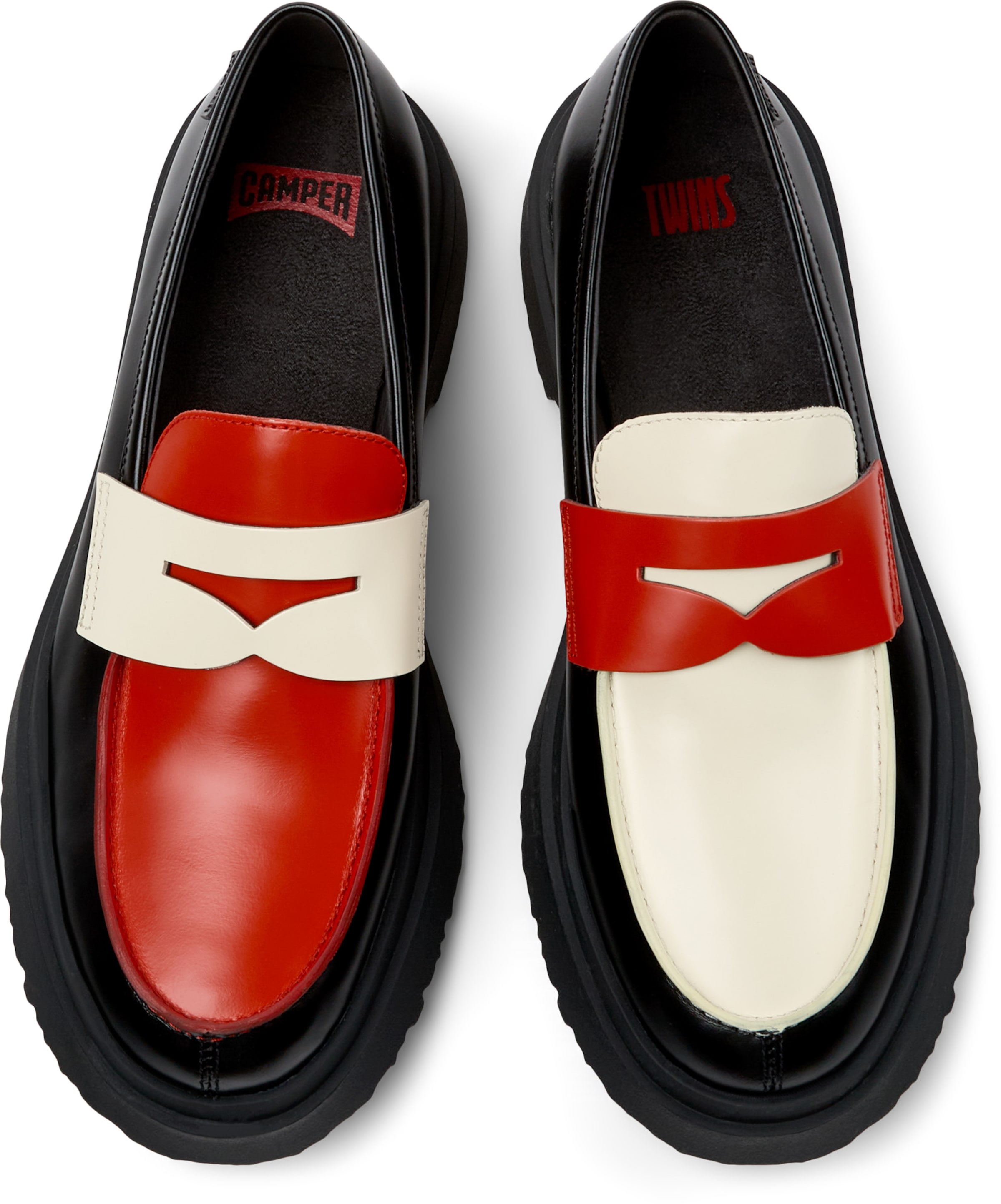 Mocassino 'Walden Twins' di CAMPER in nero