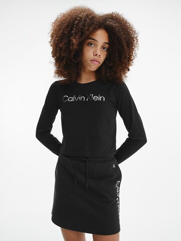 Calvin Klein Jeans - Camiseta en negro: frente