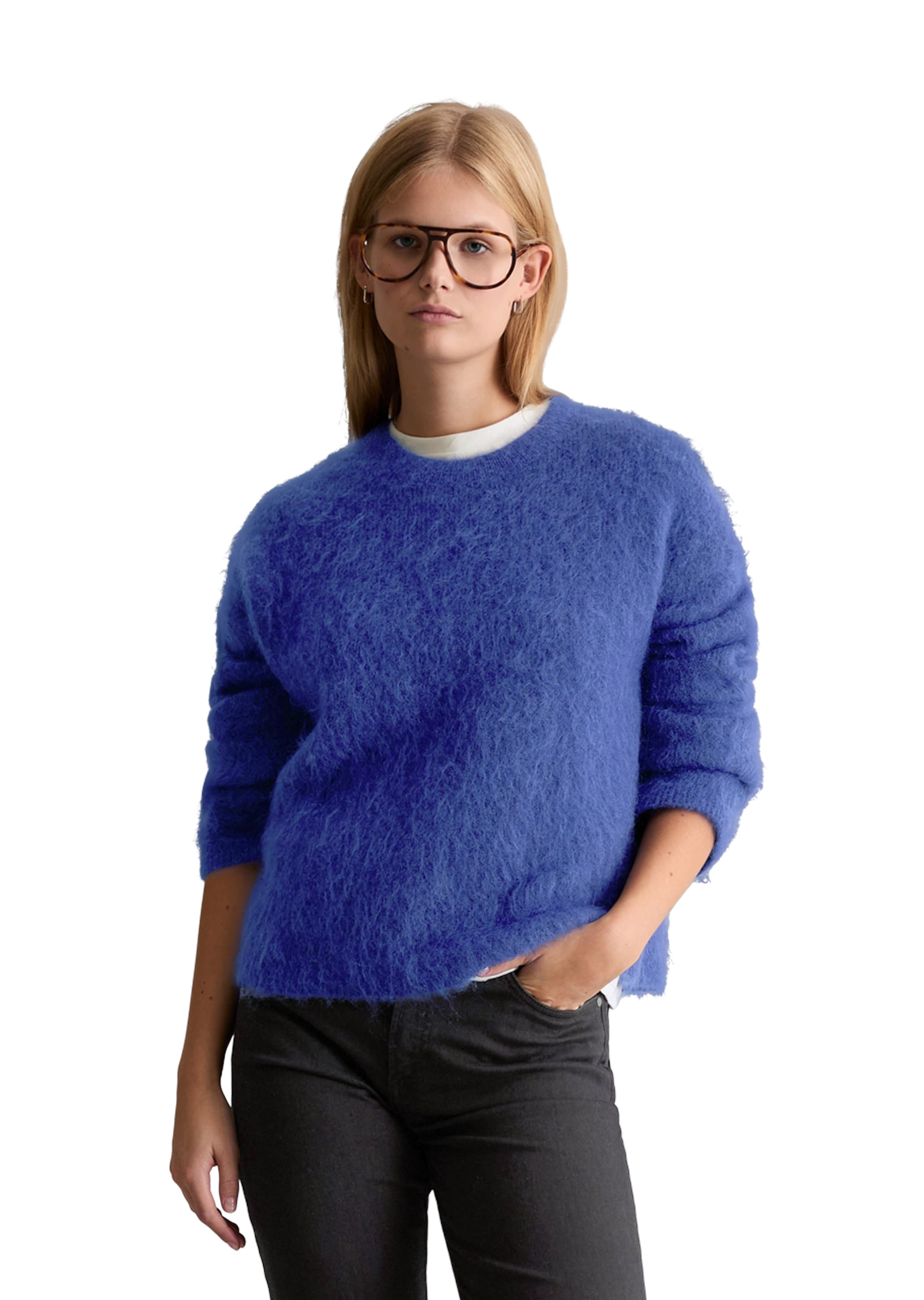 Marc O'Polo DENIM Sweater in Blue: front