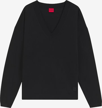 HUGO Sweater 'Sessarina' in Black: front
