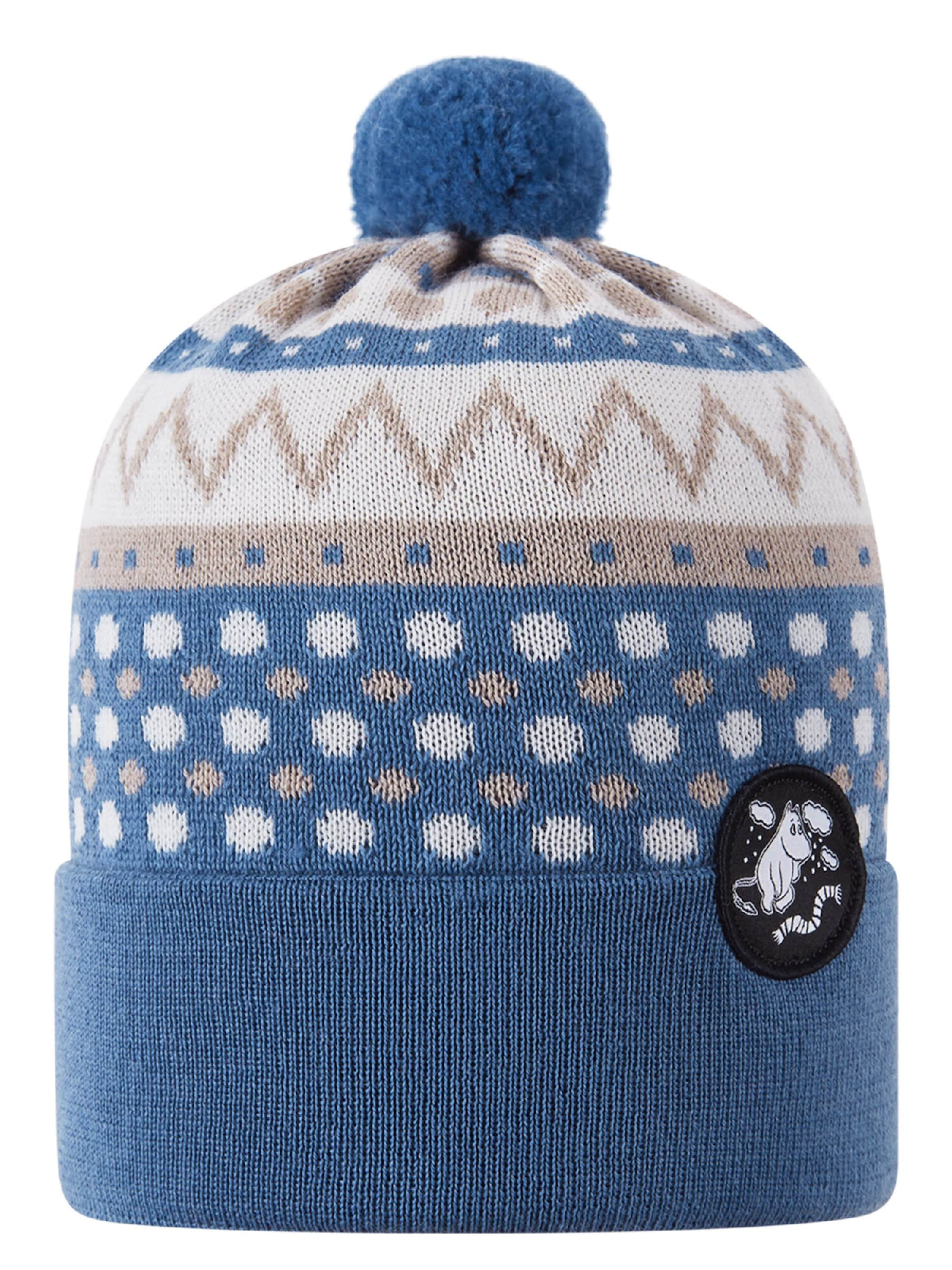 Reima Beanie 'Moomin Flinga' in Blue: front