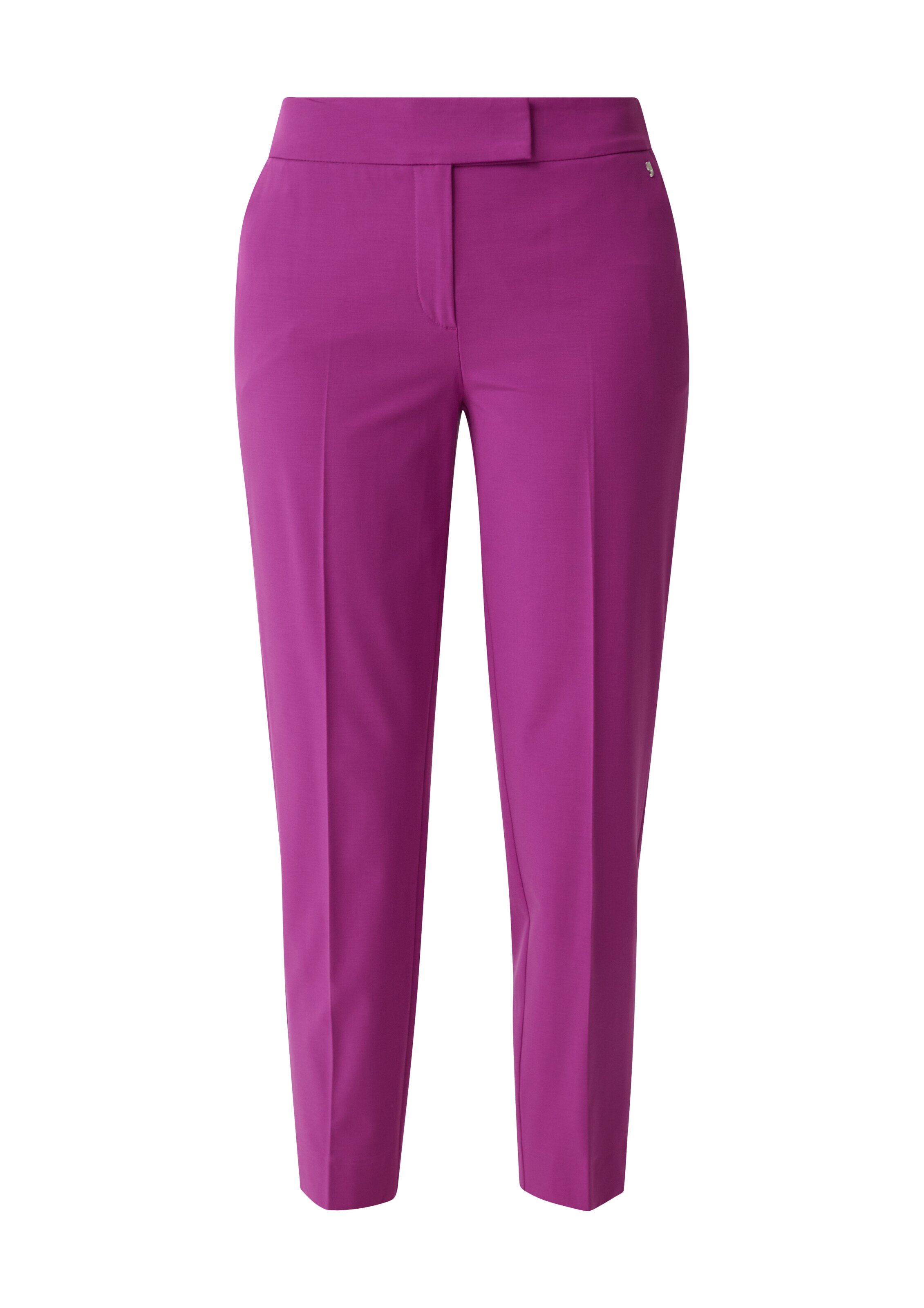 COMMA Regular Pantalon in Lila: voorkant