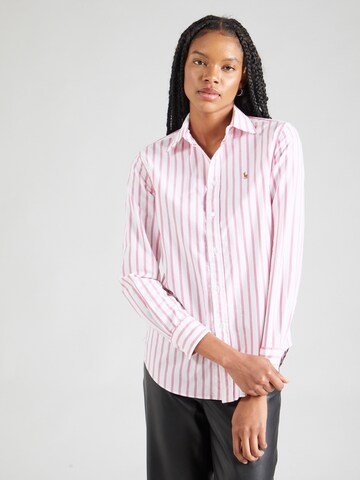 Camicia da donna di Polo Ralph Lauren in rosa: frontale