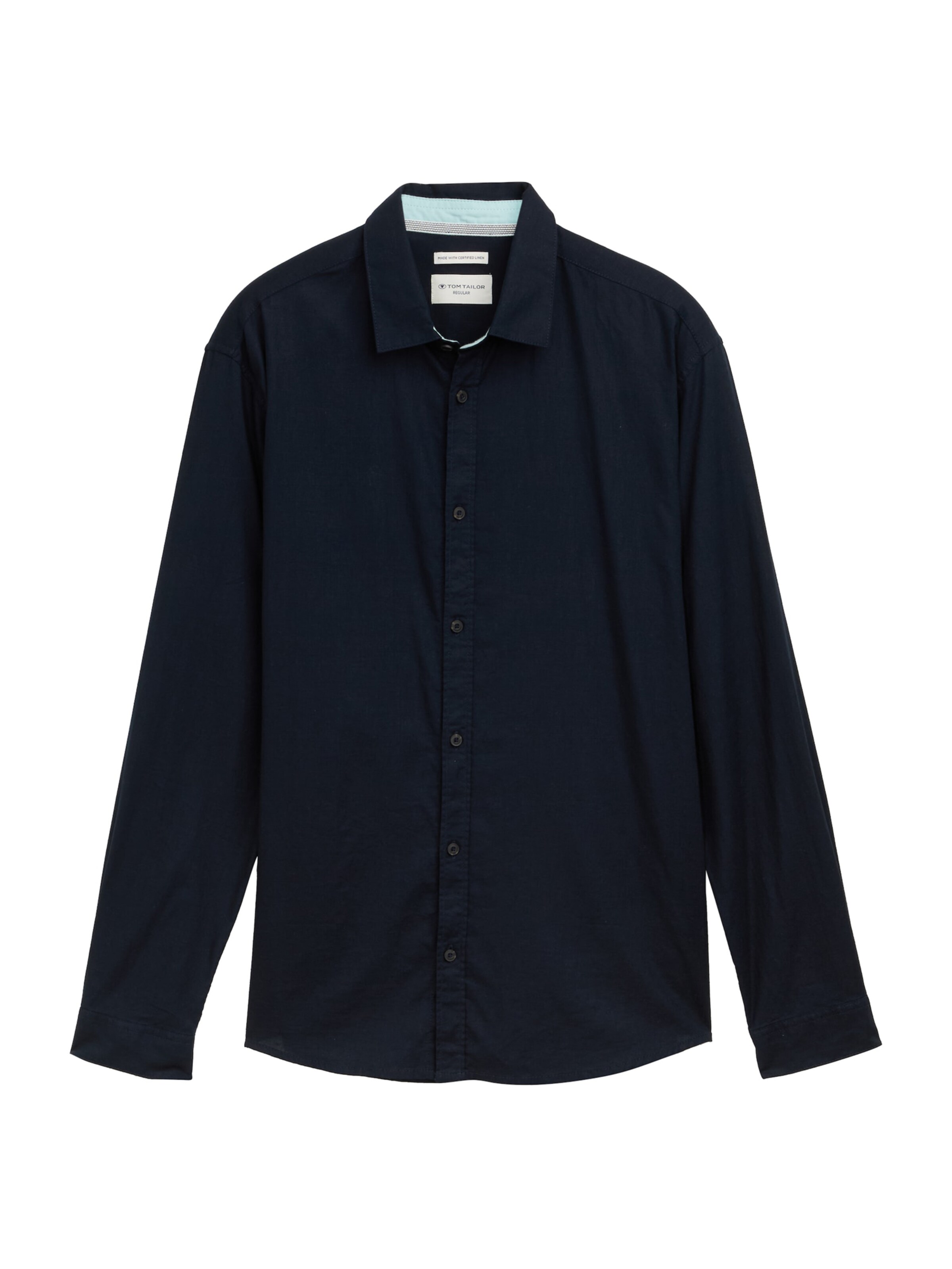 TOM TAILOR Regular fit Overhemd in Blauw: voorkant