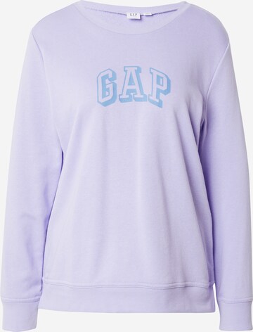 Sweat-shirt GAP en violet : devant