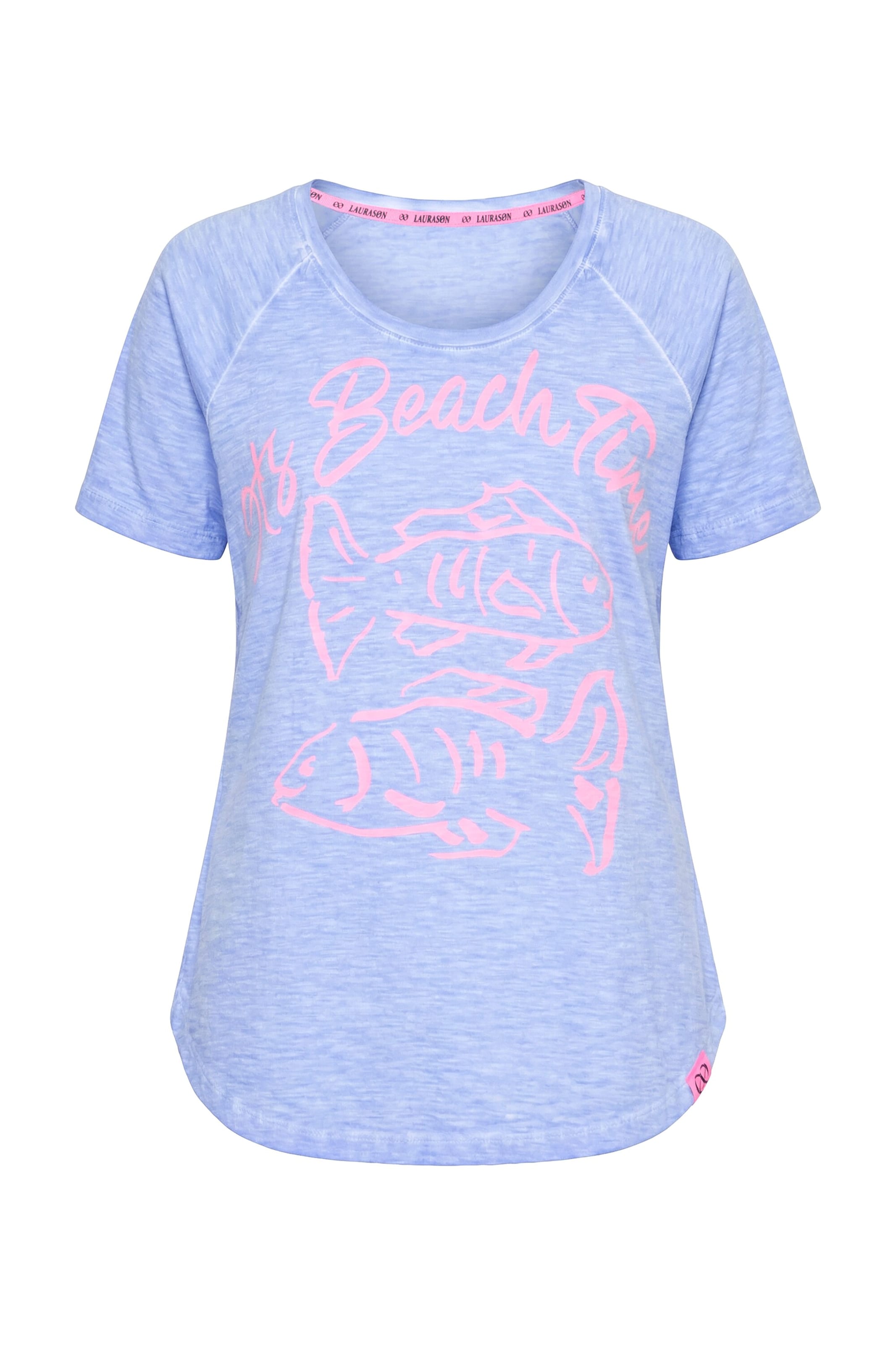 LAURASØN Shirt in Blue: front