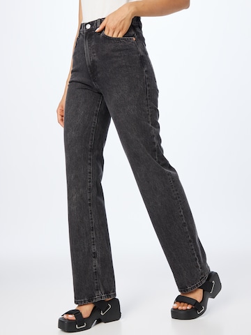 Bootcut Jeans 'Franka' de la Lindex pe negru: față