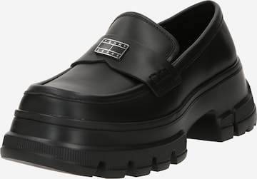 Tommy Jeans Slipper in Schwarz: predná strana