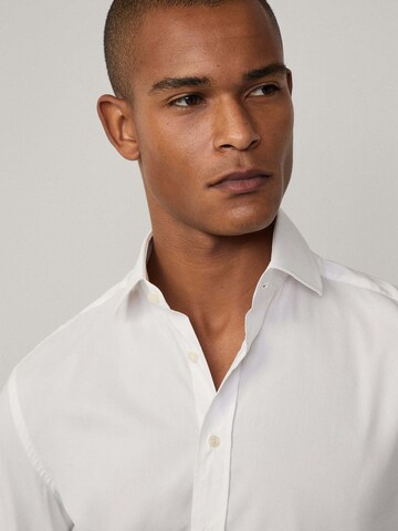 Hackett London Slim Fit Hemd in Weiß