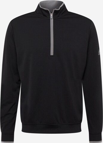ADIDAS GOLF Sports sweatshirt in Black: front