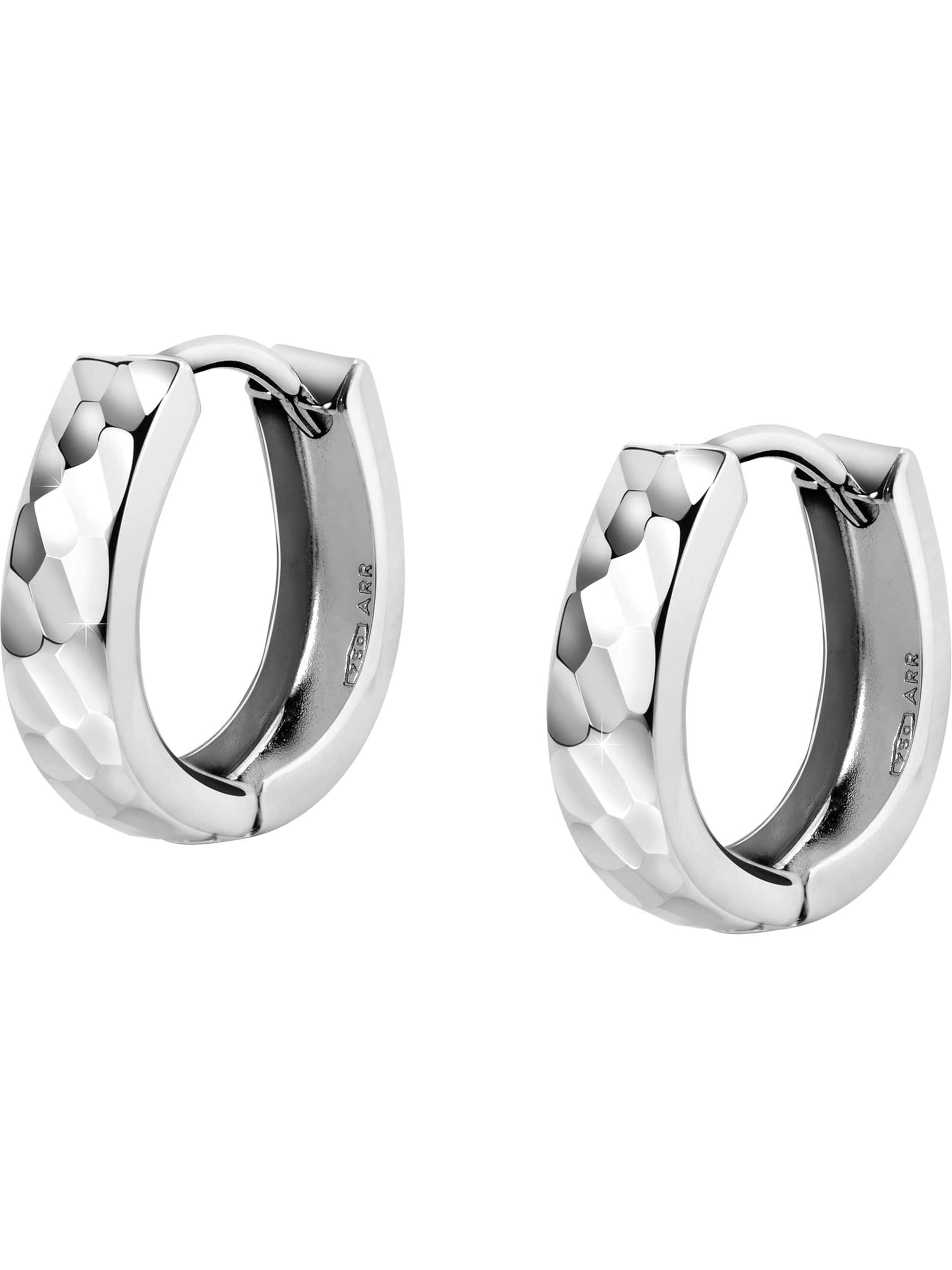 CHRIST Ohrringe in Silber: Vorderseite