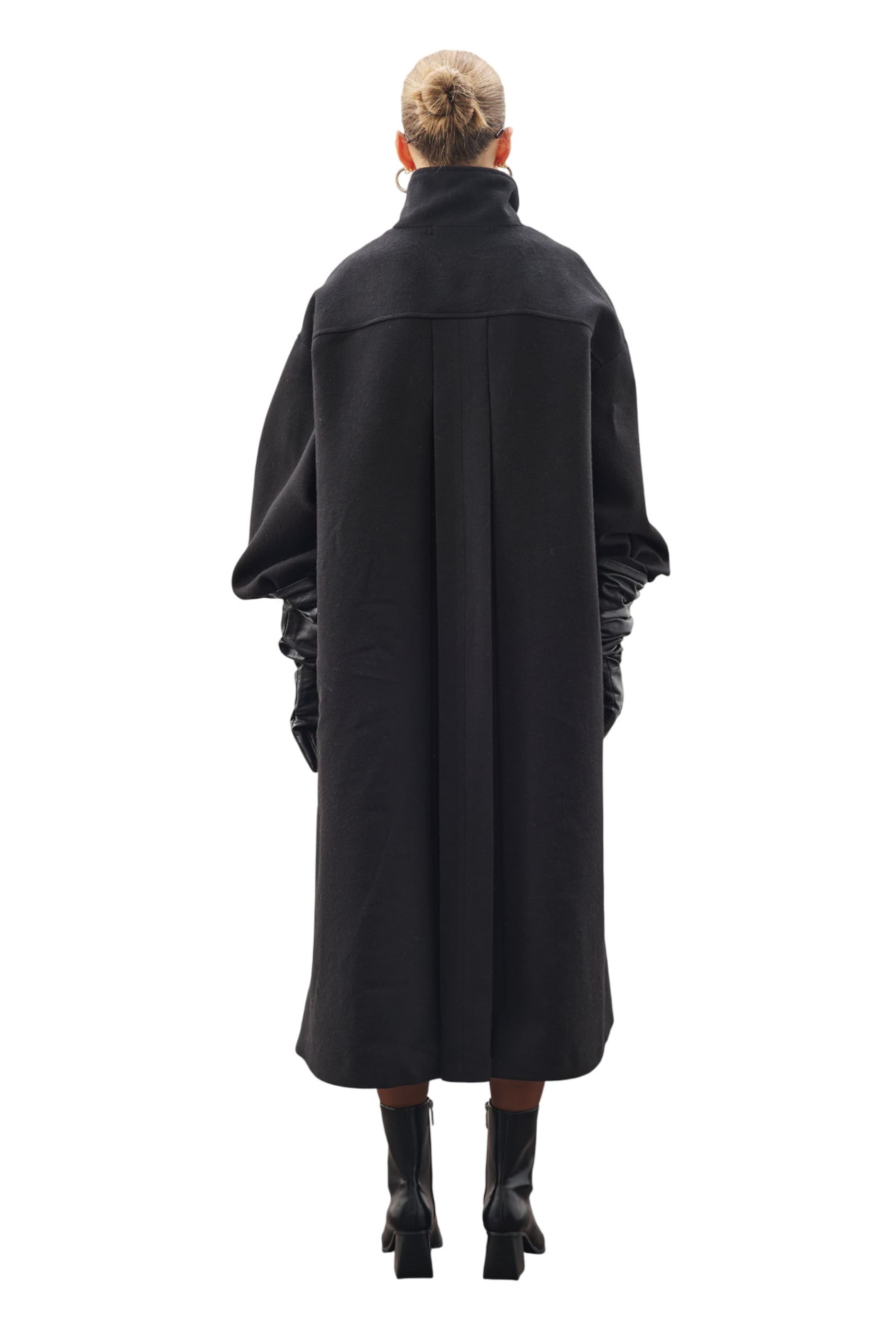MANUKA Mantel in Schwarz