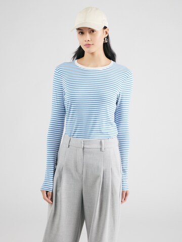 T-shirt 'Christina' mbym en bleu : devant