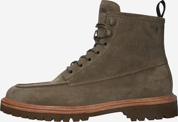 BLACKSTONE - Botas com atacadores 'Gastown Boaz CG164' em verde: frente
