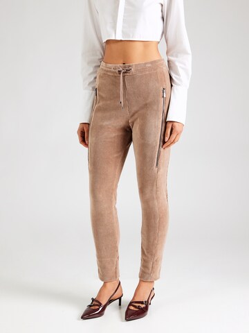MAC Slimfit Hose 'FUTURE' in Beige: Vorderseite