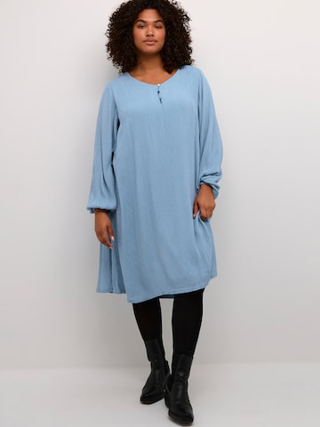 KAFFE CURVE Kleid 'Wilina' in Blau