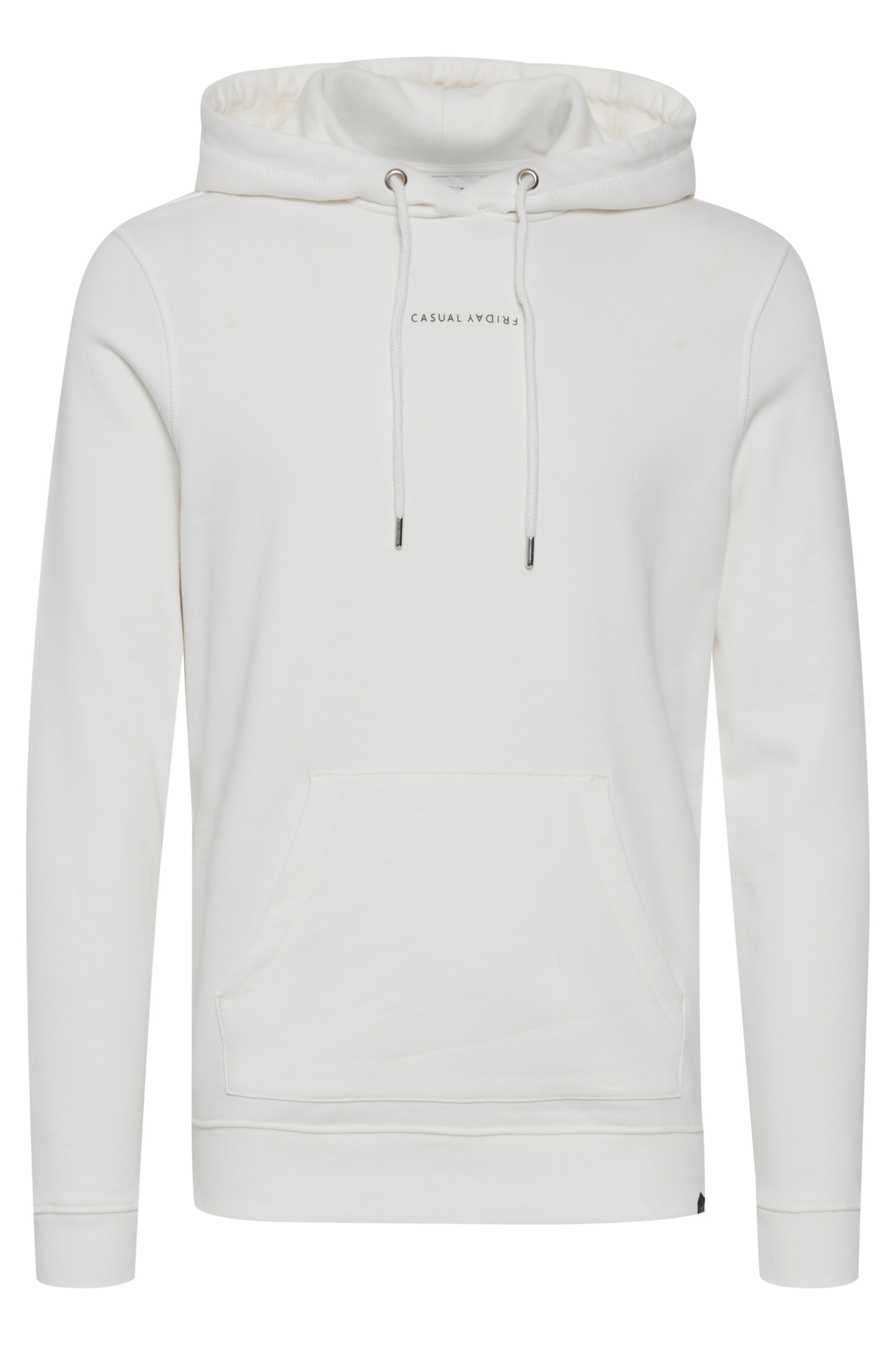 Casual Friday - Sweatshirt 'Sinius' em branco: frente
