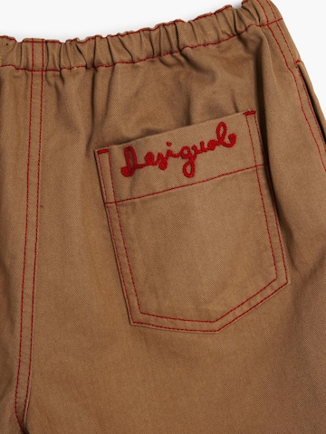 Desigual Loose fit Trousers in Brown
