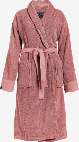ESSENZA Long Bathrobe in Pink: front