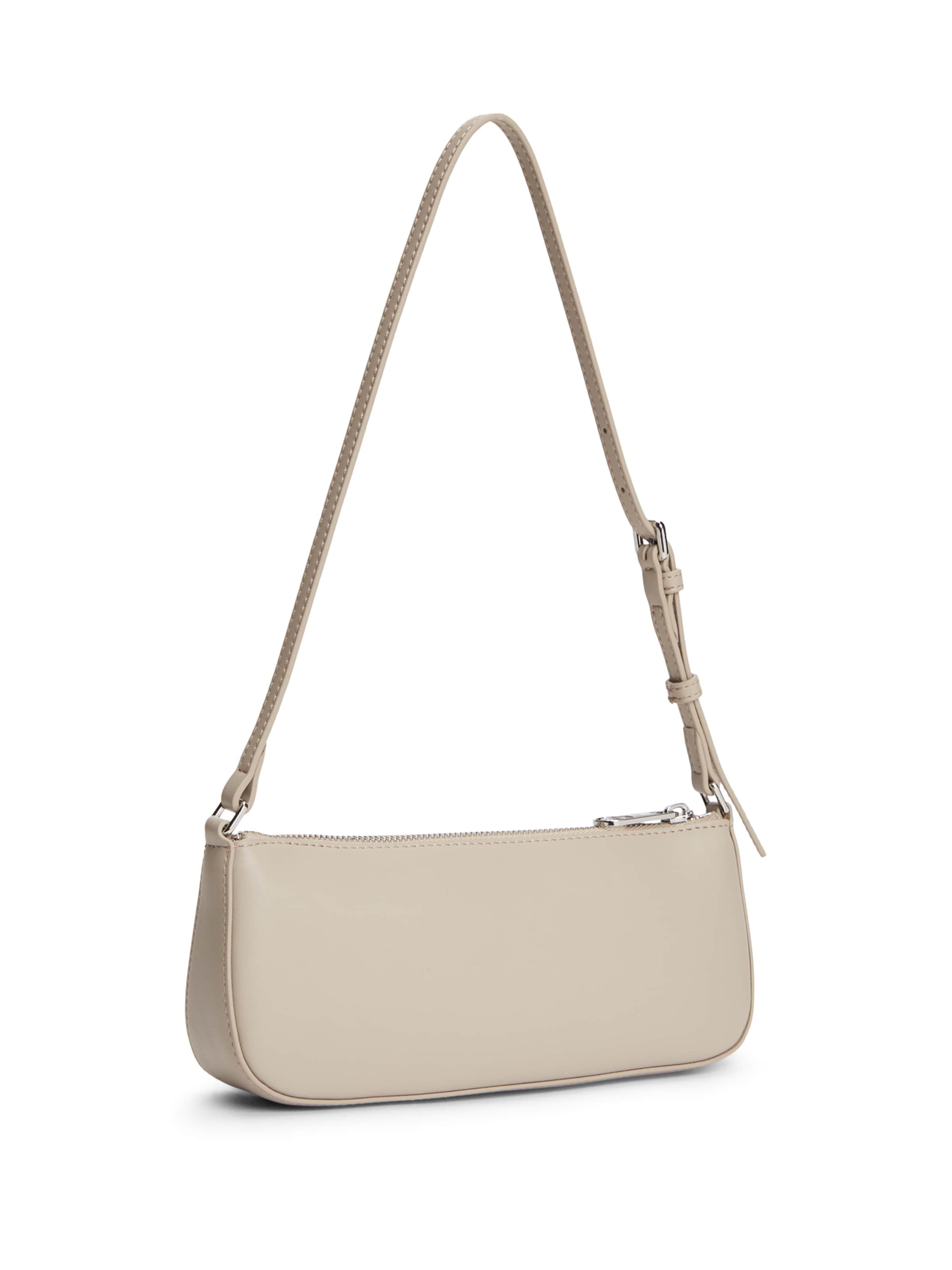 Tommy Jeans - Bolso de hombro en beige: frente