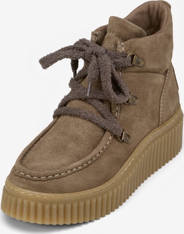 Bottines à lacets 'Bianca' Marc O'Polo en marron : devant