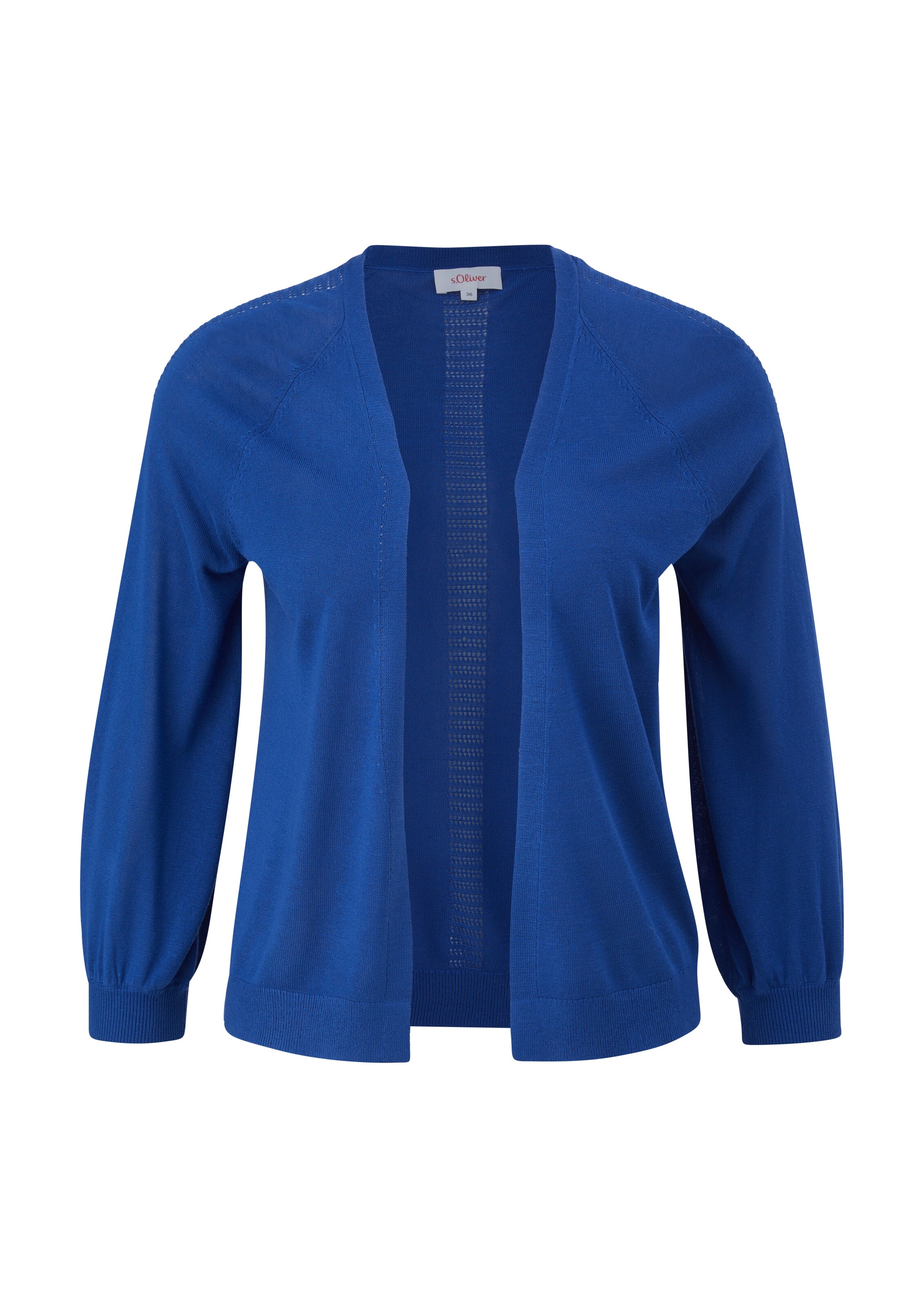 Cardigan s.Oliver en bleu : devant