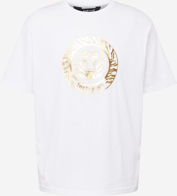 T-Shirt Just Cavalli en blanc : devant